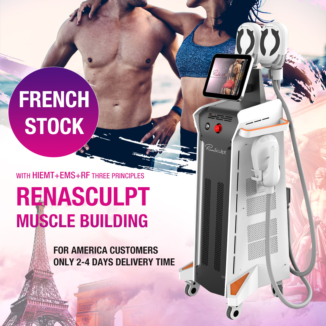 Renasculpt® Pro FE60 High Intensity Focused Electromagnetic Muscle 5 Handle Ems Sculpt Slimming Machine Price Manufacture