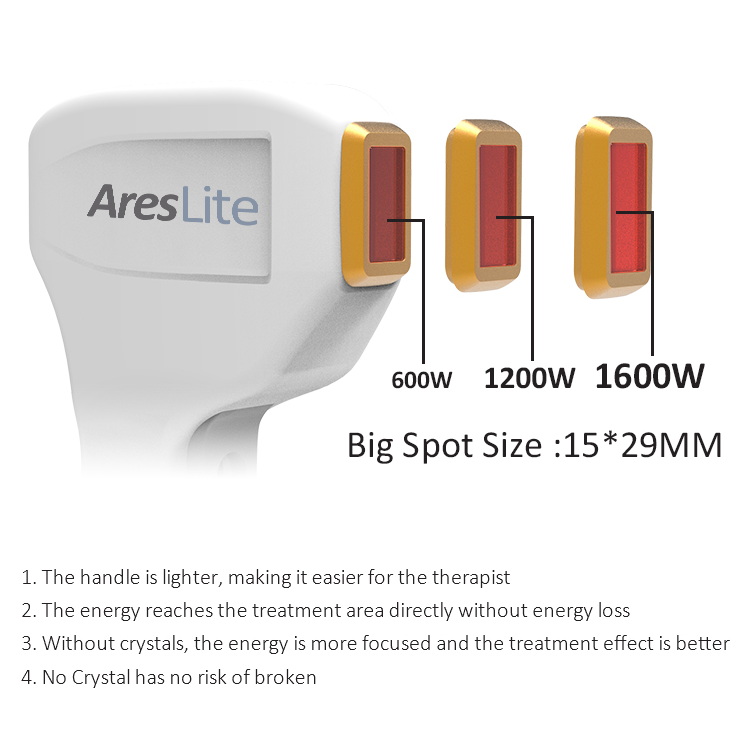 Areslite® DM40 Non-Crystal FAC Laser Hair Removal Diode Machine Supplier Price