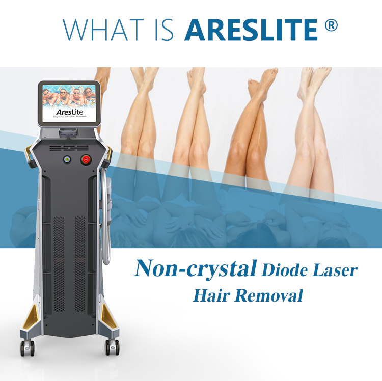 Areslite® DM40 Non-Crystal FAC Laser Hair Removal Diode Machine Supplier Price