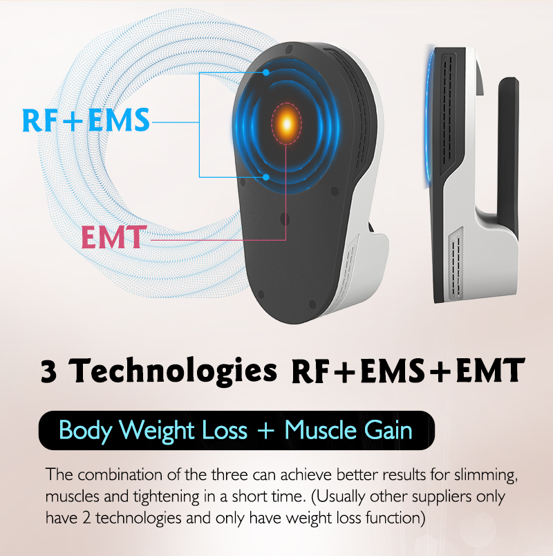 Rena® FE16 Face Ems RF Wrinkle Removal Face Lifting Beauty Machine 6 Handes + 2 EMT Body Muscle Machine