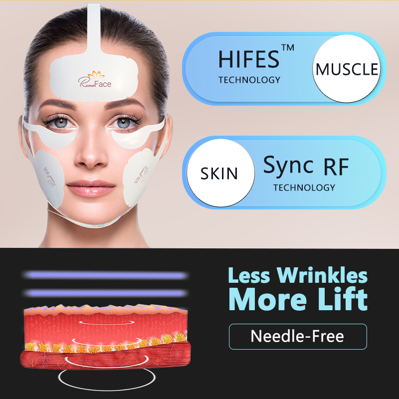 Rena® FE16 Face Ems RF Wrinkle Removal Face Lifting Beauty Machine 6 Handes + 2 EMT Body Muscle Machine